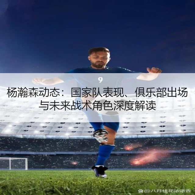 杨瀚森动态：国家队表现、俱乐部出场与未来战术角色深度解读